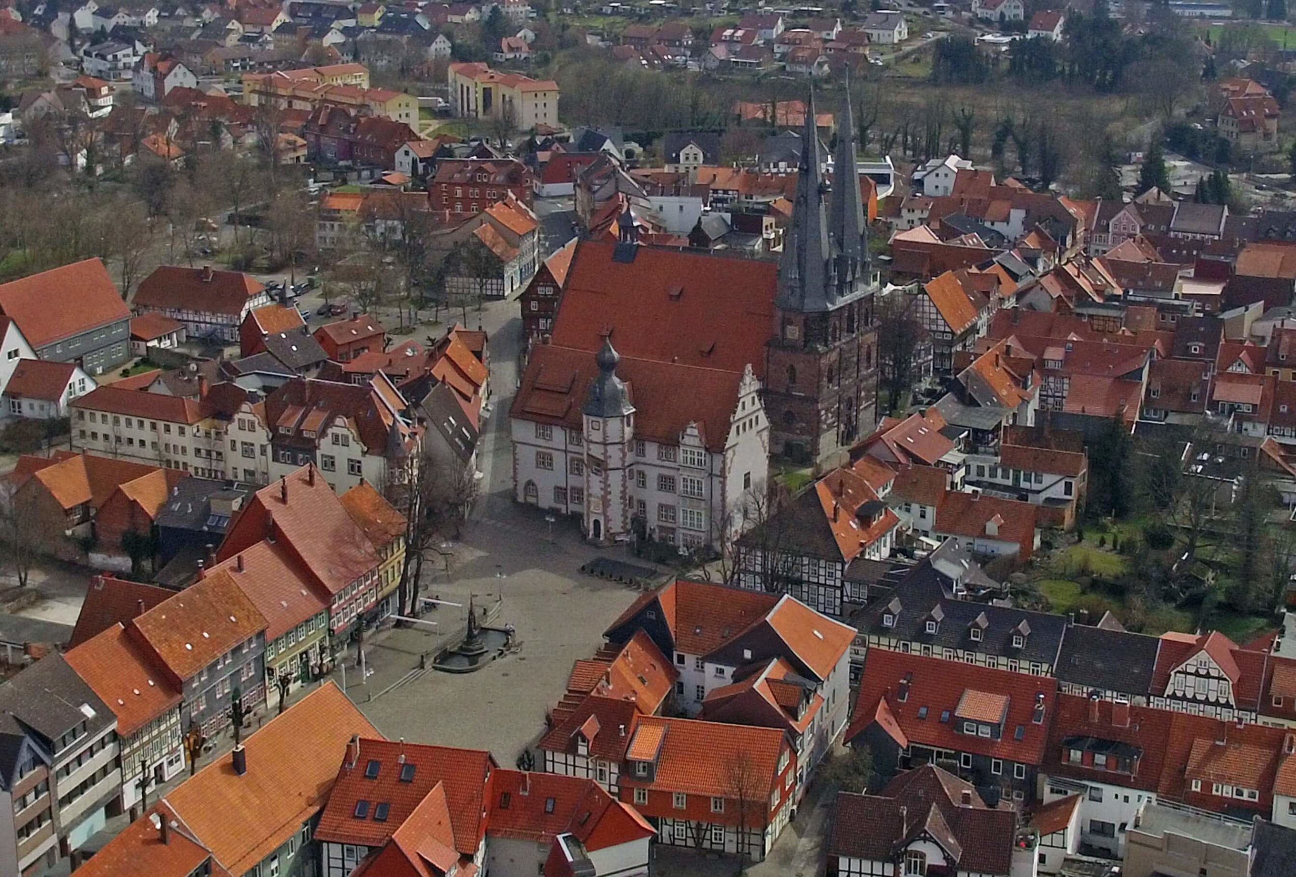 Luftbild Alfeld Stadtmitte