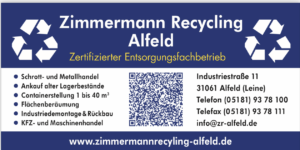 Zimmermann Recycling Alfeld – Logo