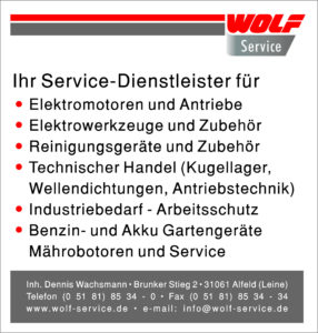 Wolf-Service Elektromaschinenbau Inh. Thomas Fischer – Logo